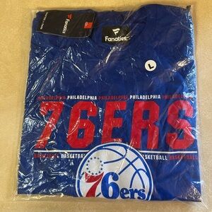 Nba philadelphia 76ers nba tee shirt, brand new, men’s size large